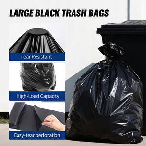 Bolsas de Basura Comerciales TH GB-011 de 55-60 Galones, Negras, para Hoteles de Lujo, Vestíbulos y Oficinas, Bolsas de Residuos Resistentes - Product Image 2