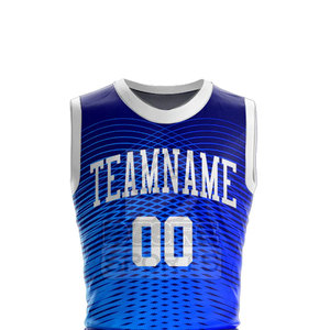 Uniforme de Baloncesto Transpirable Estampado Ligero y Duradero de Alta Calidad, Impresión de Logotipo Personalizado, 100% Poliéster, Talla Personalizada, Venta al por Mayor - Product Image 5