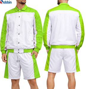 Conjunto Deportivo de 2 Piezas para Hombre, Chaqueta y Pantalones Cortos, Personalizable con Logotipo, Estilo Casual y Deportivo, Cortavientos - Product Image 6