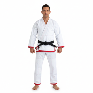 ชุดยูโดกิมิโนคอตตอน450ก. ชุดฝึกยูโดทำจากผ้าฝ้าย100% ทนทานชุดศิลปะการต่อสู้ - Product Image 1