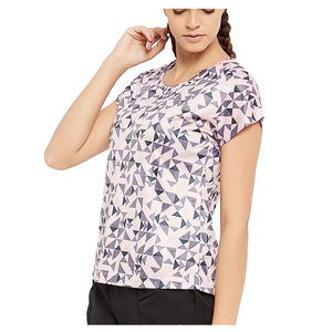 Camiseta Deportiva Holgada para Mujer, 100% Algodón, Secado Rápido, Transpirable, con Tejido de Rizo y Malla, Diseños Personalizados - Product Image 6