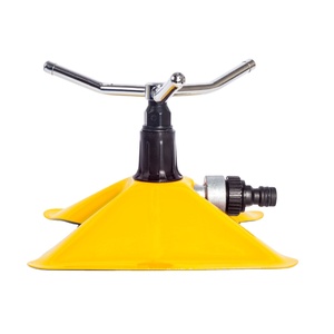 Aspersor de Metal de 3 brazos para jardinería, rotación de césped, base - Product Image 1