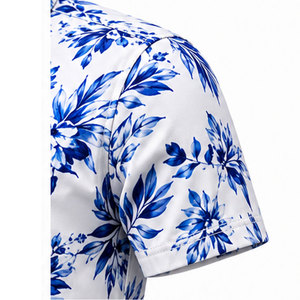 Chemise boutonnée de créateur pour homme de qualité supérieure avec imprimé graphique élégant et coupe classique confortable pour un usage quotidien - Product Image 4