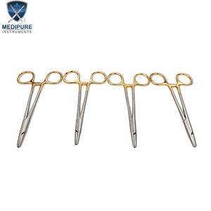 ที่จับเข็มคุณภาพสูง สแตนเลสสตีล ปากจับทังสเตนคาร์ไบด์ ใช้ซ้ำได้ ฆ่าเชื้อได้ด้วยหม้อนึ่งความดัน อุปกรณ์ผ่าตัดเย็บแผล - Product Image 4