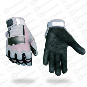 ถุงมือตีเบสบอลซอฟต์บอลมืออาชีพขายดี หนังวัวแท้ สีเทาดำ ผสมผสานสีสัน  สำหรับฝึกซ้อมเบสบอลแบบกำหนดเอง - Product Image 4