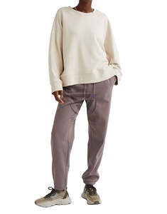 Oversized Men's 350GSM Autumn Winter Straight-Leg Sweatpants Custom Logo Loose Flat Front Style Sports Casual Pants - Product Image 1