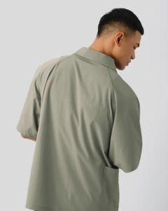 Polo Homme Oversize Imprimé Grande Taille – Chemises Polo de Rugby Décontractées à Manches Tombantes pour l'Été - Product Image 5