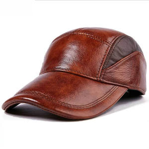 Unisex Genuine Cowhide Leather <b>Baseball</b> <b>Cap</b> Adjustable Casual Outdoor Sport Four Seasons Embossed Durable Soft Breathable - Product Image 6