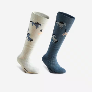 Top Quality Custom Made Horse Riding Socks In <b>High</b> Quality <b>Knee</b> <b>High</b> Compression Socks Sport Equestrian Socks For Sale - Product Image 5