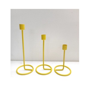 Dependable metal candle <b>stand</b> with solid craftsmanship smooth finish and stable support for enhancing interior ambiance - Product Image 6