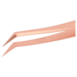 Pinzas para Pestañas de Acero Inoxidable, Pinzas para Pestañas Postizas de Alta Dureza (Pinzas Largas Oblicuas) - Product Image 5