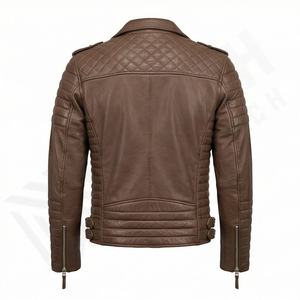 Veste de moto en cuir véritable pour homme de qualité supérieure, nouvelle arrivée, vestes de moto d'hiver, protections amovibles, personnalisables - Product Image 2