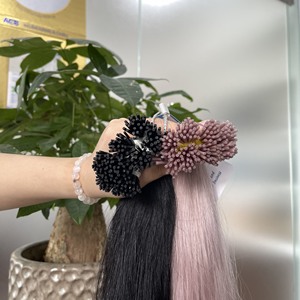Super vente 100% extensions de cheveux humains vierges extension de cheveux naturels droits I tip Top 1 de l'usine du Vietnam en gros - Product Image 3