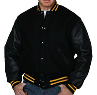 Veste universitaire unisexe en toile Letterman, couleur personnalisée, logo imprimé sur le devant, hiver, OEM