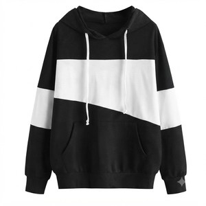Ventes en gros de sweats à capuche pour femmes à bas prix, en polyester/coton, respirants, à séchage rapide, avec logo personnalisé sur le devant, pour l'automne et l'hiver, décontractés - Product Image 5