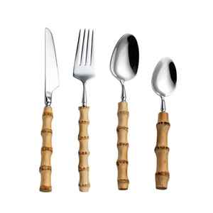 Juego de Cubiertos Modernos de Acero Inoxidable Dorado de Lujo, Cuchara, Tenedor, Cuchillo, Duraderos, Ecológicos, Elegantes, Vajilla para Mesa de Comedor, Cocina - Product Image 5