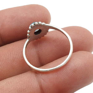 925 <b>Sterling</b> <b>Silver</b> <b>Ring</b> With Bezel <b>Set</b> Round Cut Labradorite Gemstone IGI Certified Handmade Bohemian Jewelry For Wear Daily - Product Image 2