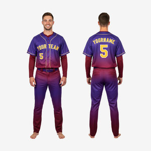 Factory Unique Quality OEM Custom Breathable <b>Baseball</b> Uniform Set Softball Sportswear Teamwear Sublimated <b>Baseball</b> Uniform - Product Image 1