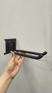 Wall Mounted Double Wide <b>Hook</b> 2mm Garage Rail System Durable Utility Heavy-duty Steel Storing Folded Chairs GAPGAR003 - Product Image 6