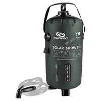 Douche extérieure portable en PVC 15L avec câblage intégré, sac de douche pour plage, piscine, camping, randonnée, pêche, activités Aropec SSB-HL01 TW