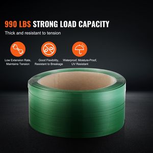 Nastro in Poliestere PET per Imballaggio Resistente, Rotolo da 305m x 16mm x 0,8mm, Resistenza al Rottura 450 kg, Confezionato in PP - Product Image 2