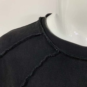 Camiseta Casual de Manga Corta para Hombre, Cuello Redondo, Tejido de Punto, Color Negro, Corte Regular, Diseño Liso - Product Image 4