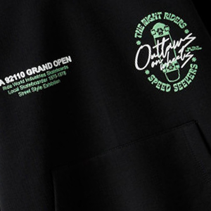 Sudadera con Capucha Oversize para Hombre, Color Sólido, Forro Polar de Algodón, Estilo Casual Otoñal, Corte Regular, Diseño con Bolsillos, Transpirable - Product Image 2