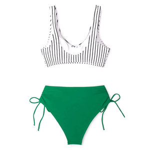 Conjunto de Bikini de 2 Piezas para Mujer, Hecho con Tela de Alta Calidad, Precio Bajo, Sujetador Ajustable y Pantalones Cortos - Product Image 1