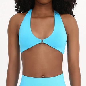 Women Push Up Yoga <b>Bra</b> <b>Front</b> <b>Closure</b> Sports Crop Top Padded Fitness Workout Gym Vest - Product Image 4
