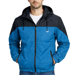 Chaqueta cortavientos con capucha de ajuste holgado para hombre, fabricante de chaquetas ligeras, impermeables, con cremallera, ropa exterior, OEM, marca privada, al por mayor - Product Image 4
