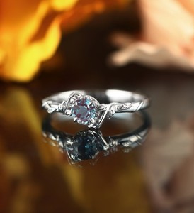 Bague en Alexandrite en Argent Sterling 925, Bague de Fiançailles à Pierre Précieuse Changeante de Couleur, Bijou de Mariage Élégant, Cadeau pour Lui - Product Image 4