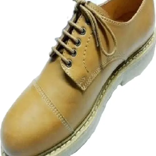 Long Lasting Durable Premium High End Men's Leather Shoes Made In India Light Brown Colour Lace Up Leather Shoes