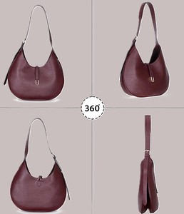 Royaa Fashion Full Grain Pebbled Leather Structured Trapezoid Tote Top Handle Purse Minimalist <b>Work</b> <b>Bag</b> Beach Zipper Closure - Product Image 1