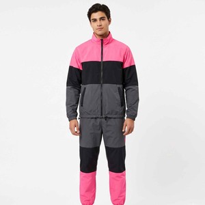 Breathable Windbreaker Nylon Tracksuit Set Solid <b>Cheap</b> Price High Quality Custom Men's Windbreaker Set Relaxed Fit - Product Image 1