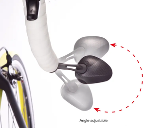 Espejo Retrovisor para Bicicleta SUNNYWHEEL Gripmirror Lite Negro 93x54mm, Ajustable 360 Grados, ABS+Revestimiento/PA/Silicona SW-BM-115 - Product Image 4