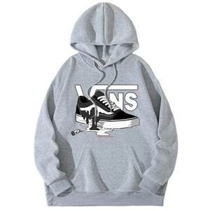 Sudadera con Capucha Casual de Manga Larga para Hombre, Colaboración Exclusiva, Tejido de Felpa, Impresión Personalizada, Alta Calidad - Product Image 1