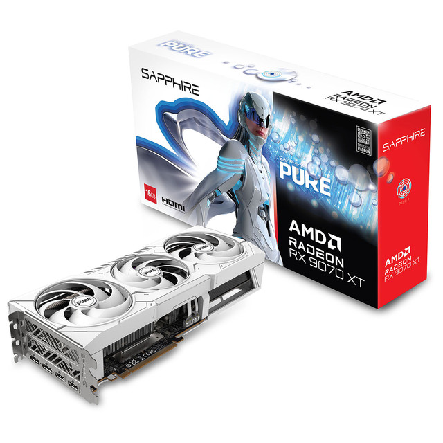 Authentic Saphire Pure Radeon RX 9070 XT 16GB Graphics Card