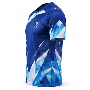 Camiseta de algodón suave para hombre, sublimada, informal, de corte regular, cuello redondo, lisa, ligera, moda de verano para hombre 2026 - Product Image 3