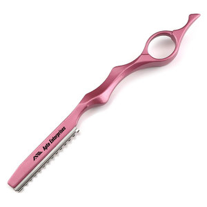 Maquinilla de Afeitar Rosa para Cortar y Adelgazar el Cabello, Peine Profesional para Barbería, Maquinilla de Afeitar para Mujeres, Uso en Salón y en Casa - Product Image 4