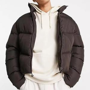 Men Color Block Puffer <b>Jacket</b> Hooded Winter <b>Warm</b> Bubble Coat Thick Padded Outerwear Custom Wholesale <b>Waterproof</b> Parka <b>Jacket</b> - Product Image 2