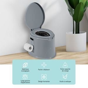 WC Portatile da Viaggio 5L con Porta Carta Igienica per Uso Esterno - Product Image 5