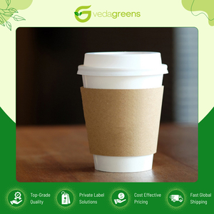 Venta al por mayor de vasos de papel de pared simple con fundas de primera calidad a bajo precio para cafeterías y servicios de comida para llevar - Product Image 5