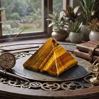 Pyramide en pierre naturelle d'agate Chakra, pierre précieuse polie, écologique, décoration intérieure, guérison, Feng Shui