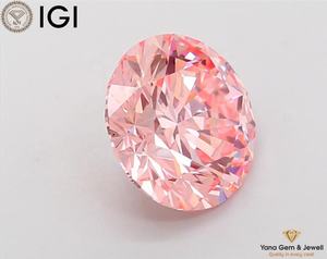 เพชรทรงกลม 3.00 กะรัต ผลิตในห้องปฏิบัติการด้วยวิธี CVD ความสะอาดระดับ VS1 สีชมพูสดใสแฟนซี ขนาด 9.19 มม. พร้อมใบรับรอง IGI สำหรับเครื่องประดับดีไซเนอร์ - Product Image 5