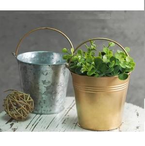 Jardinières en métal pour la décoration extérieure de la maison, de l'hôtel et du jardin, de haute qualité, finition cuivre, fournies par l'Inde - Product Image 2