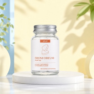 [FROM OREUM] Pasta Dental Sólida con Sabor a Mandarina de Jeju, 60 Tabletas para Cepillado Diario, Cuidado Bucal - Product Image 3