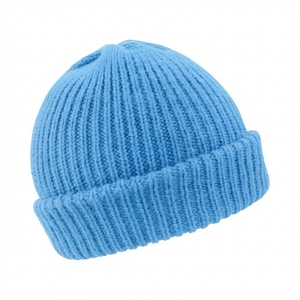 Gorros de Invierno Acrílicos Unisex al por Mayor, Gorros Populares con Etiquetas para Hombre y Mujer, de Color Sólido, Lisos, Coloridos, Tejidos con Patrones de Personajes - Product Image 5