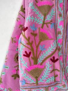 <b>Women</b> Velvet Embroidered Floral Jacket, Handmade Suzani Inspired Ethnic Winter <b>Coat</b>, Wholesale Clothing - Product Image 5