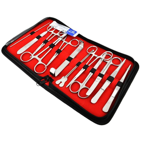 Kit de Disección Manual de 18 Piezas para Estudiantes de Medicina, Anatomía de Rana, Biología de Insectos, Juego de Instrumentos Quirúrgicos con Cuchillos - Product Image 1