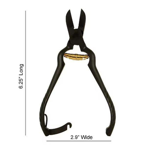 Surgical Grade Stainless Steel Matte <b>Black</b> Coating Heavy Duty Curved Blade Finger Care Pedicure Grooming <b>Trimmer</b> High Quality - Product Image 2